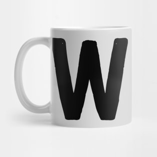 WHY (dark) Mug